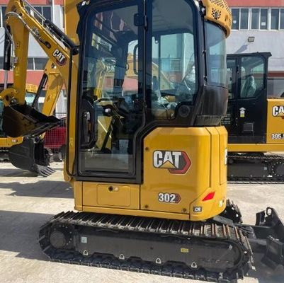 2023 Año Original CAT 302cr Excavadora de 2 toneladas Excavadora hidráulica con retroexcavadora Mini