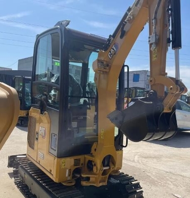 Excavadora CAT 302cr de 2 toneladas Excavadora hidráulica con retroexcavadora Mini con motor C1.1