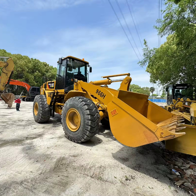 Tiendas de materiales de construcción 92 KW Cat 966h de segunda mano Caterpillar 966 Cargador frontal usado