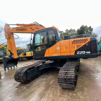 22000 kg Peso de la máquina Hyundai 220lc-9s Excavadora usada con alta eficiencia operativa
