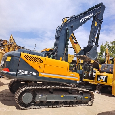 Excavadora usada Hyundai 220 22 toneladas Maquinaria pesada de construcción en buenas condiciones