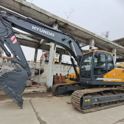 22 toneladas Hyundai 225 Excavadora Profundidad máxima de excavación 6810MM para tiendas de materiales de construcción