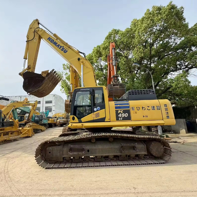 Komatsu PC490-10 Excavadora de rastreo 49Ton Usado con cilindro hidráulico original de Japón
