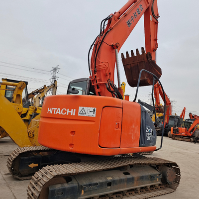 Equipo pesado Usado Hitachi ZX135 Excavadora con pintura original y válvula hidráulica