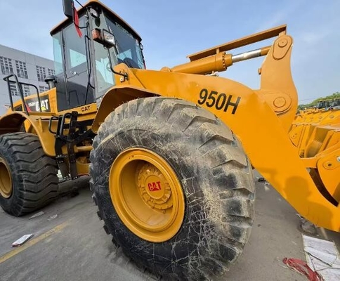 Cargador frontal de 92 KW 950H 950 966H Cargador de ruedas Caterpillar 966H usado con 850 horas de trabajo