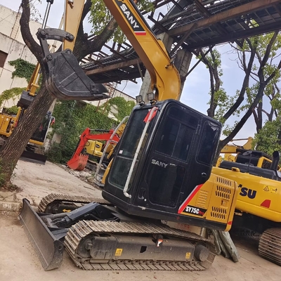 Sany sy75c Mini excavadora en buen estado Excavadora de 7,5 toneladas para proyectos de ingeniería