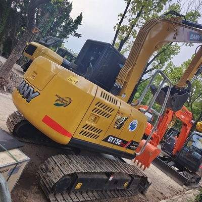 Excavadora Sany Mini SY75 SY60 SY55 SY35 SY95 de 43 kW utilizada para la construcción de ingeniería
