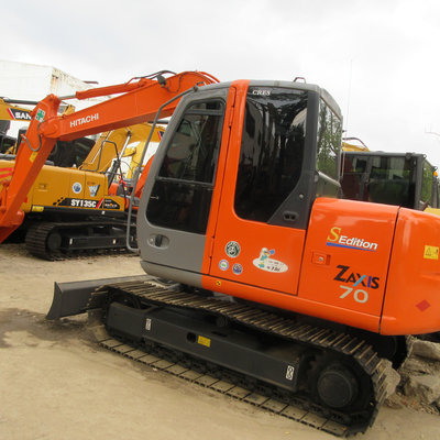 En buen estado mini excavadora usada original Hitachi Zaxis70 ZX70 con motor original