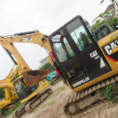 Excavadora usada Cat 306 con capacidad de 0.22 cucharas y válvula hidráulica original