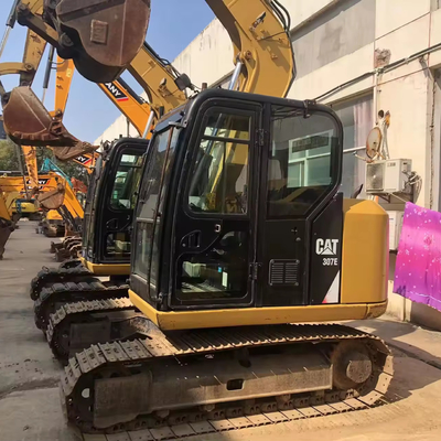 Excavadora de segunda mano CAT 307D con cilindro hidráulico original en buen estado
