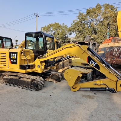 Excavadora hidráulica Cat305.5e fabricada en Japón con profundidad máxima de excavación de 6810 mm