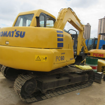 Japón Original Komatsu PC60-7 PC55MR Mini Excavadora de 20 toneladas con capacidad de cubo de 0.37CBM