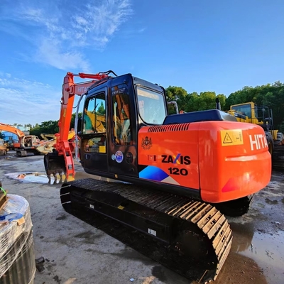 4000 horas de trabajo de segunda mano Hitachi ZX120-3 excavadora para su proyecto de construcción